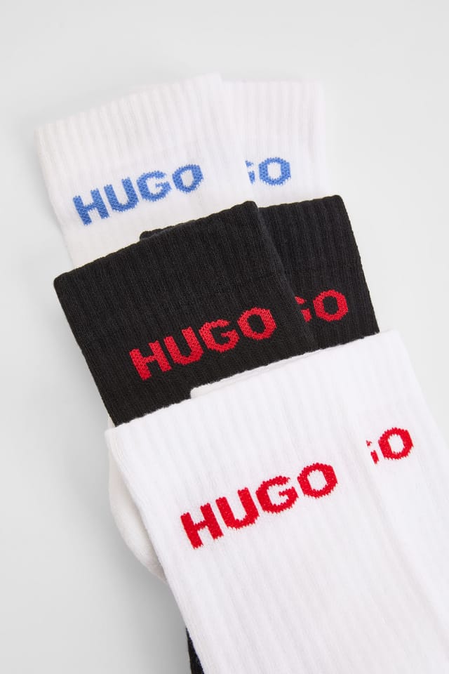 HUGO Hugo Men's 6 Pack Rib Logo Multi - 2