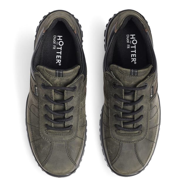 Hotter Hotter Men's 'Thor II' GTX® Walking Shoes in Dark Olive - 2