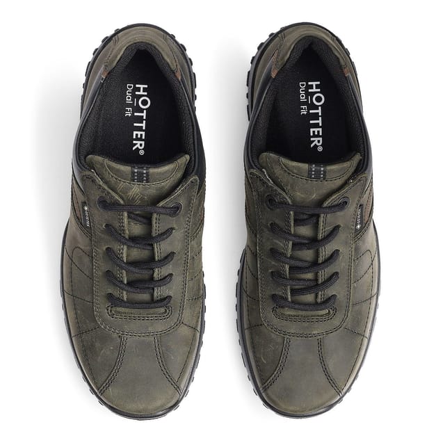 Hotter Hotter Men's 'Thor II' GTX® Walking Shoes in Dark Olive - 3