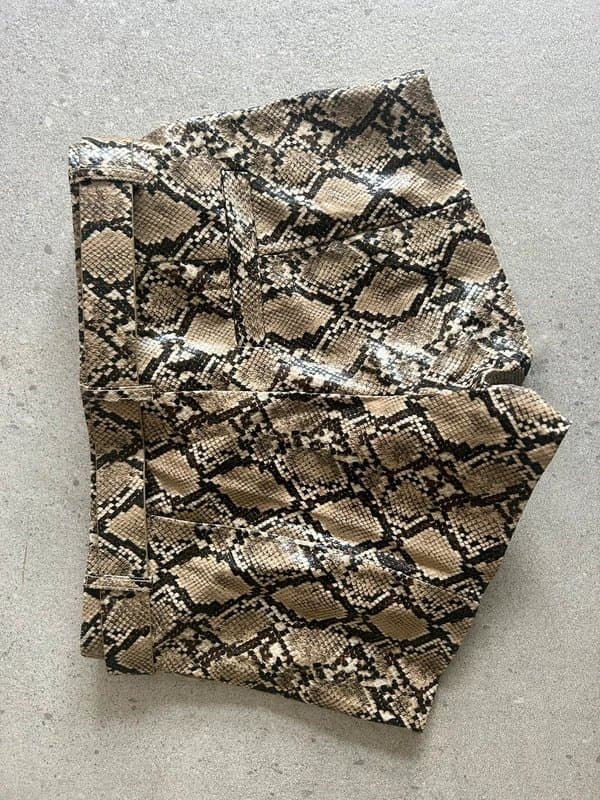 Bershka Snake print hot pants