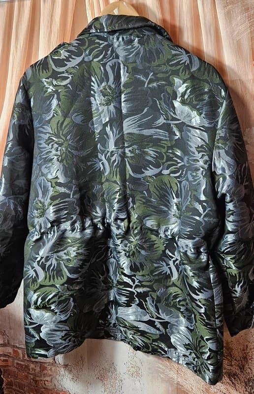 Next Next unique floral iridescent jacket coat size 12
