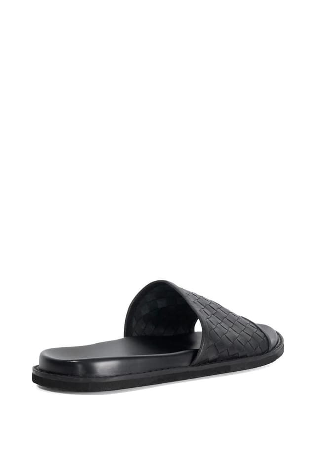 Dune London Dune London Men's 'Ivar' Leather Sandals in Black - 3