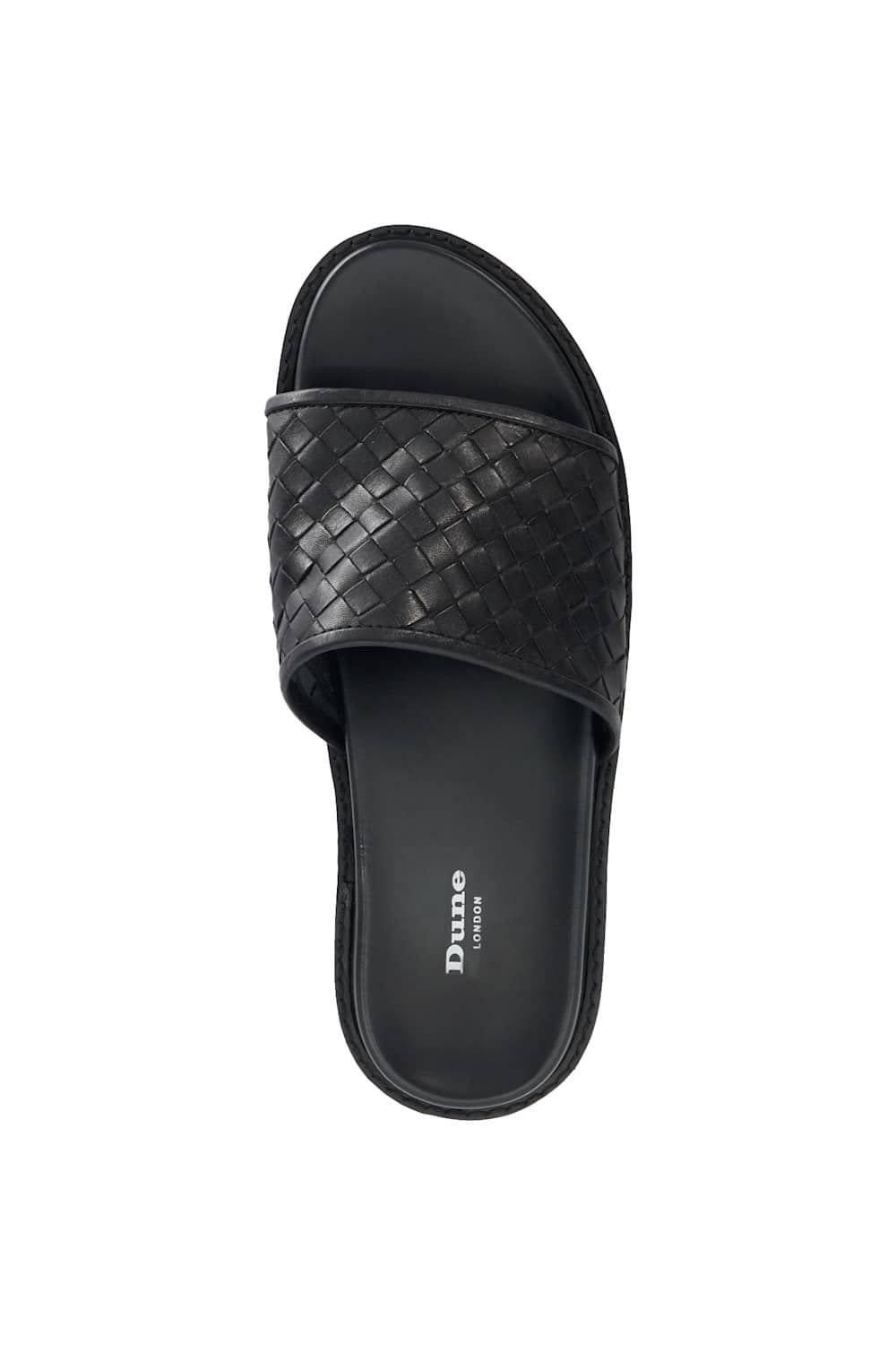 Dune London Dune London Men's 'Ivar' Leather Sandals in Black - 4