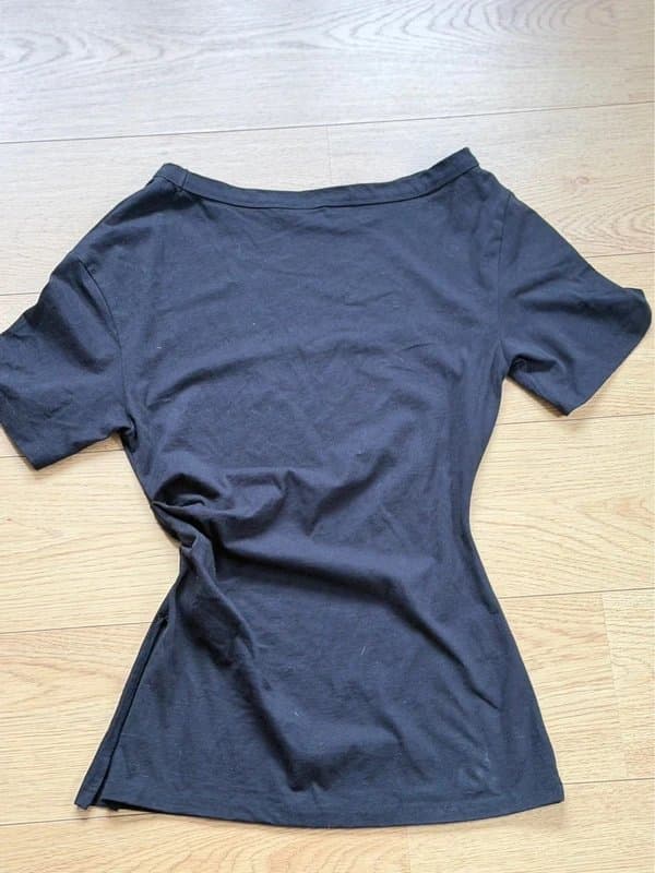 ASOS ASOS ruched side off the shoulder t shirt