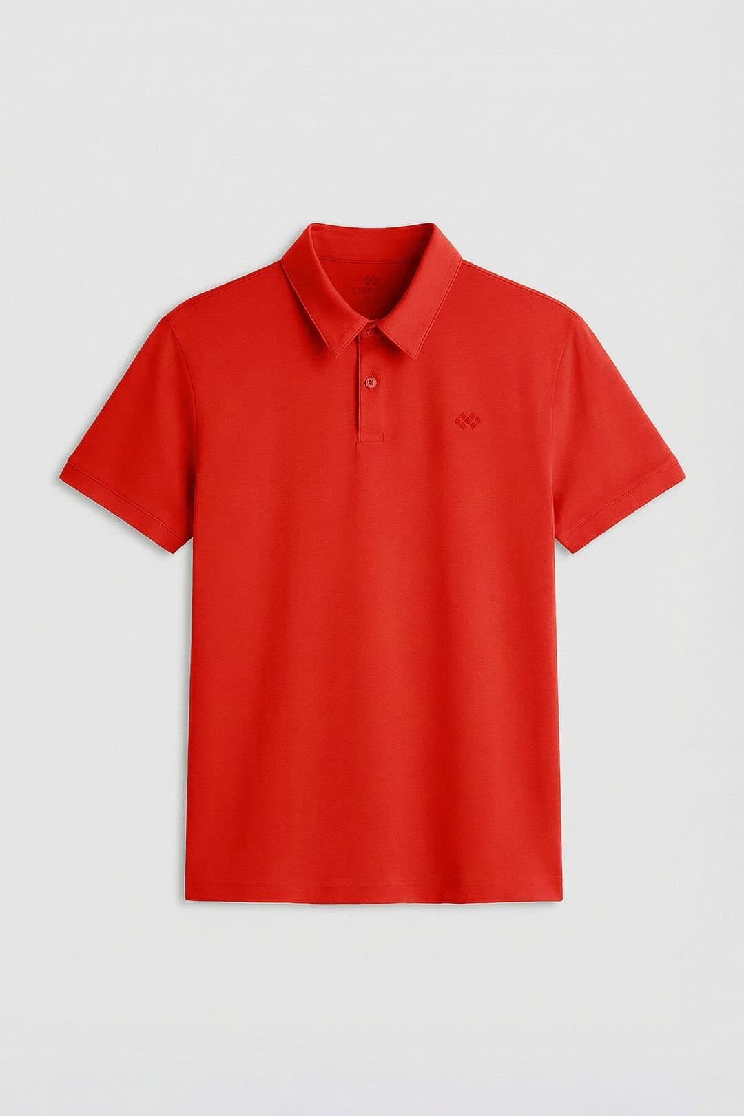 Tommy Life Tommy Life Men's Cotton Elastane Polo T-Shirt in Red
