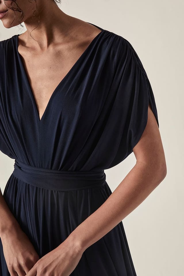 James Lakeland James Lakeland Women's Navy Open‑Back Occasion Midi - 3