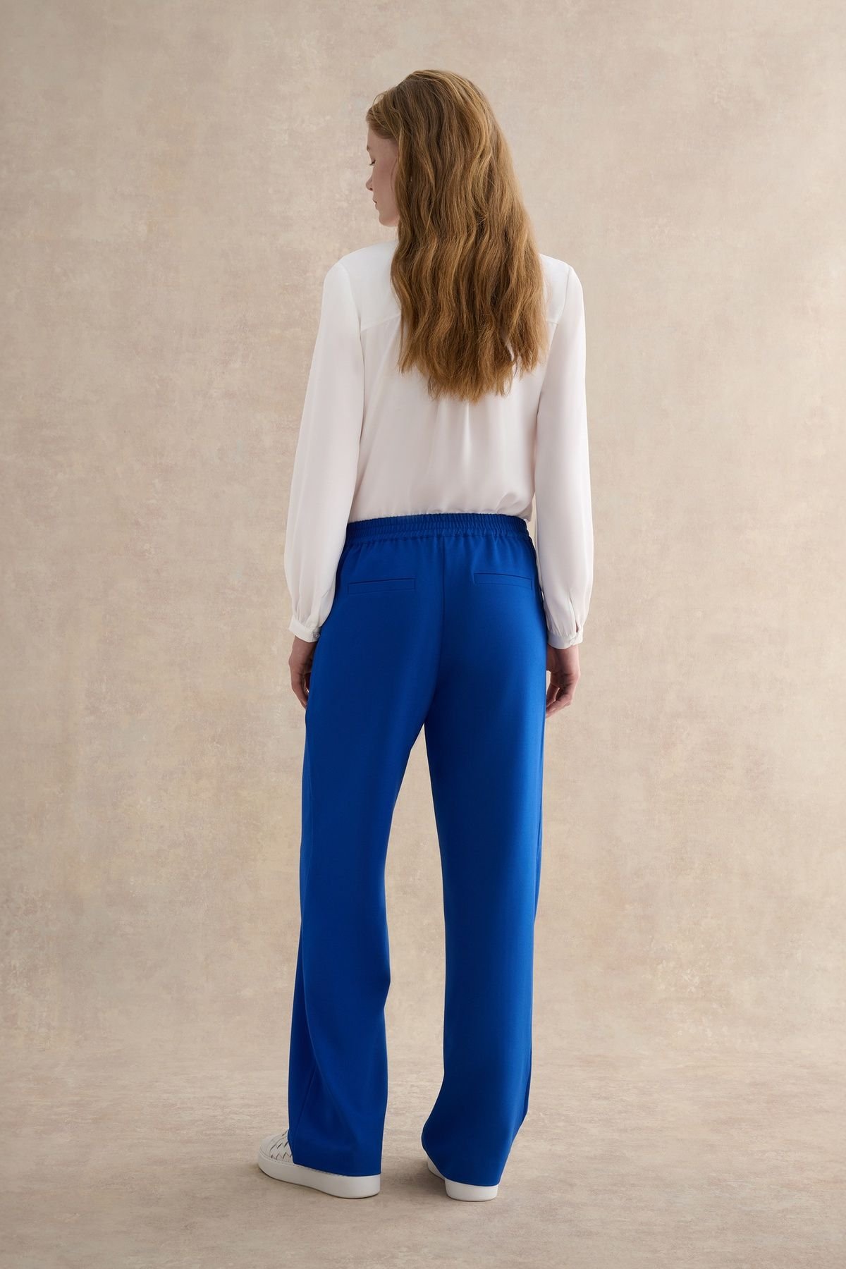 Hobbs London Hobbs London Women's Martine Relaxed Tailored Trousers in Cobalt - 4