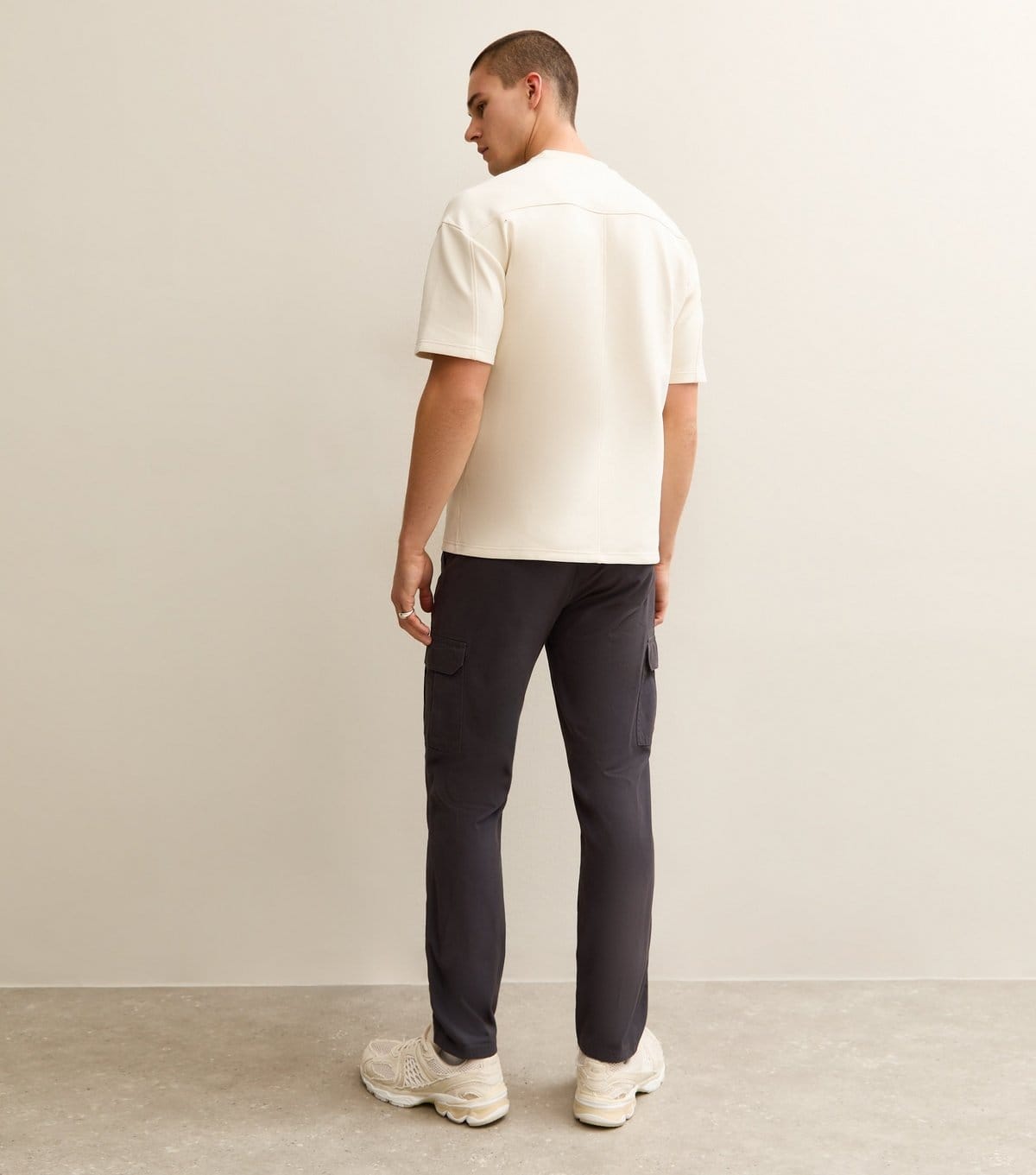 New Look Women's Dark Grey Slim Cargo Trousers New Look - 4