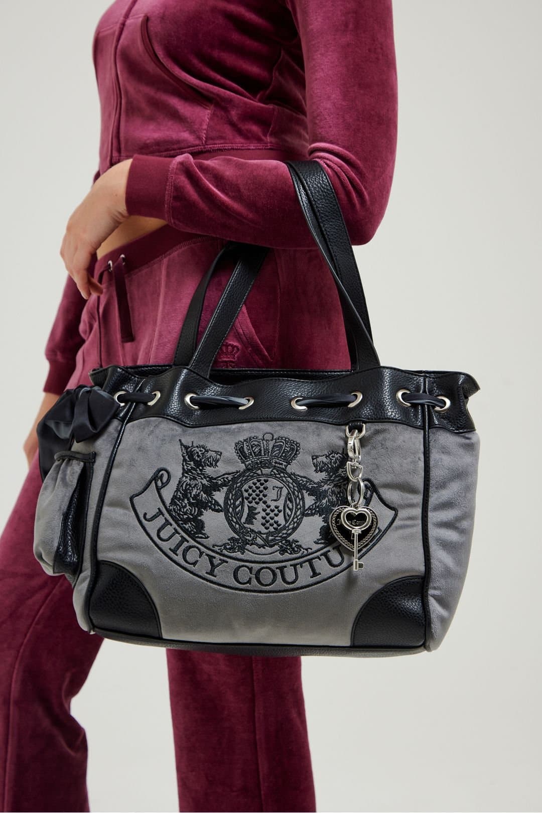 Juicy Couture Juicy Couture Women's Daydreamer L. Duoble Hand Cotton/ PU Grey