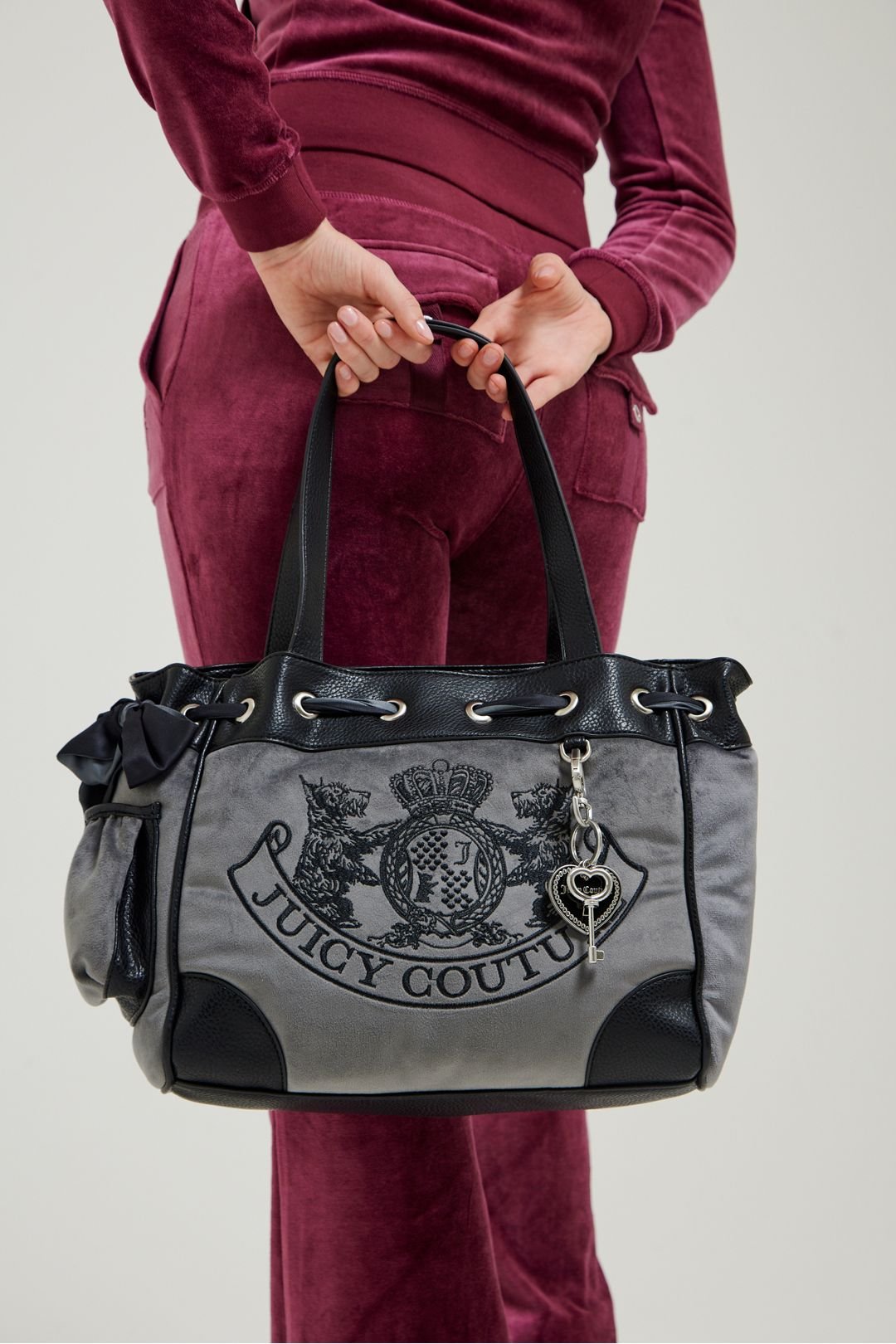 Juicy Couture Juicy Couture Women's Daydreamer L. Duoble Hand Cotton/ PU Grey - 3