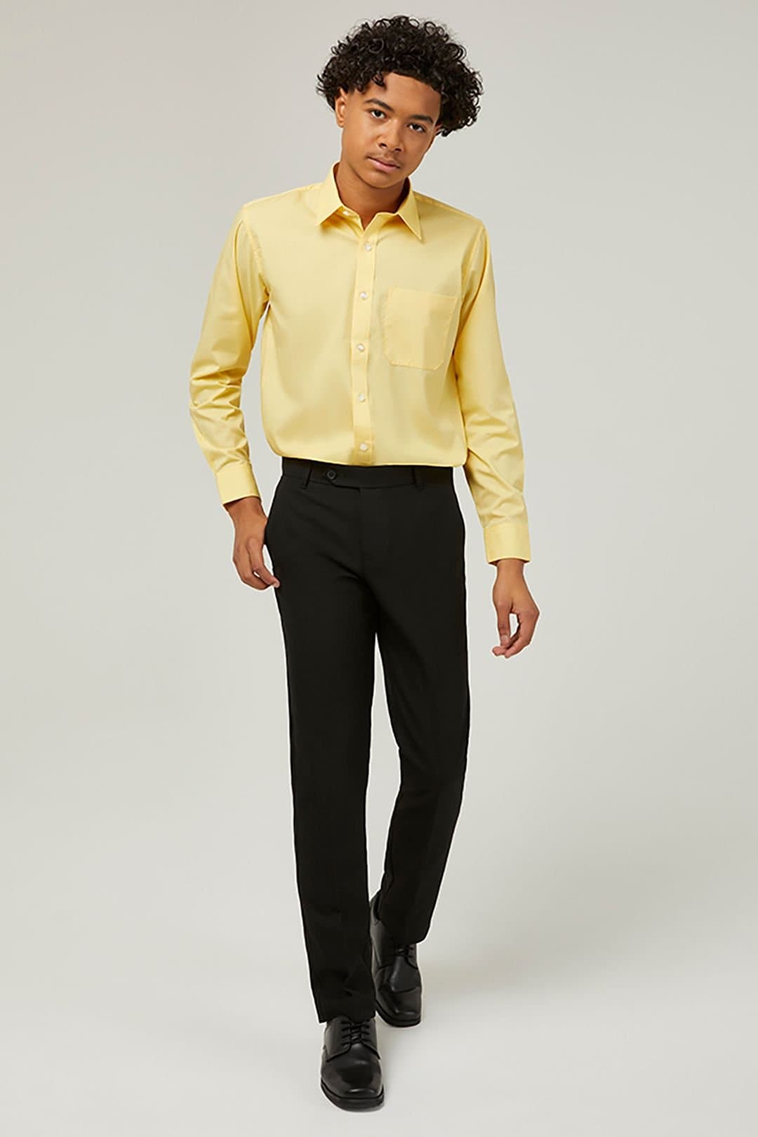 TRUTEX TRUTEX Men's 2 Pack Gold Long Sleeve Non-Iron Shirts