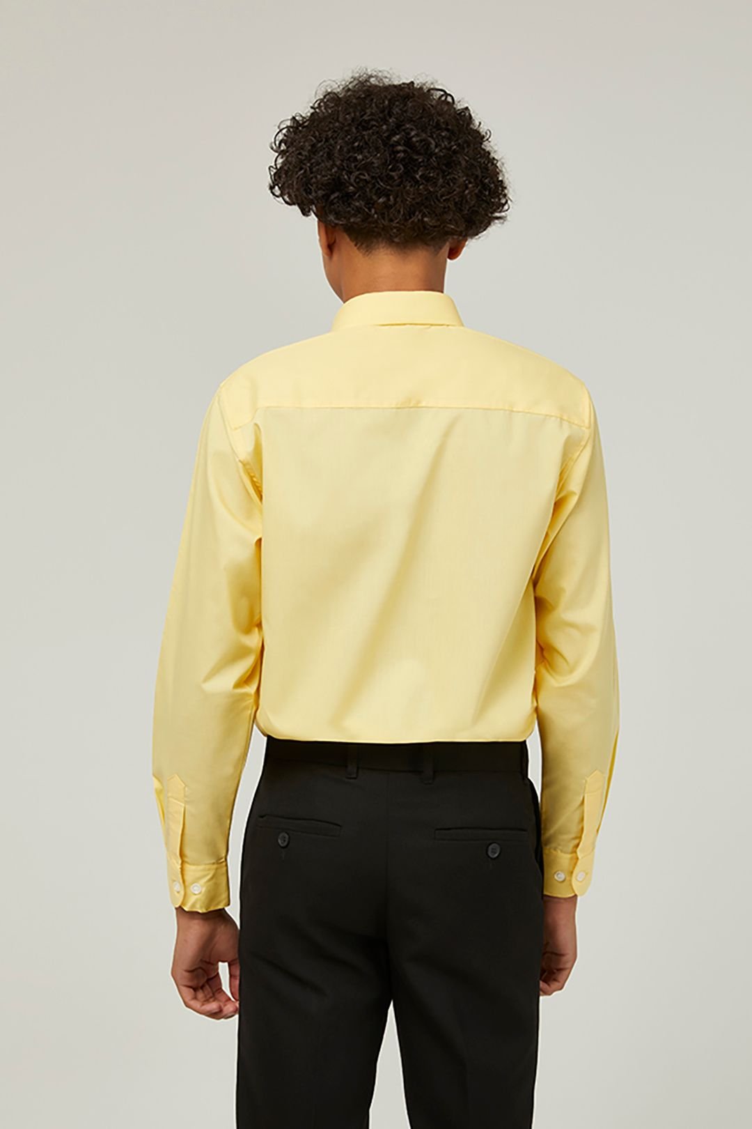 TRUTEX TRUTEX Men's 2 Pack Long Sleeve Non-Iron Boys' School Shirts in Gold - 2