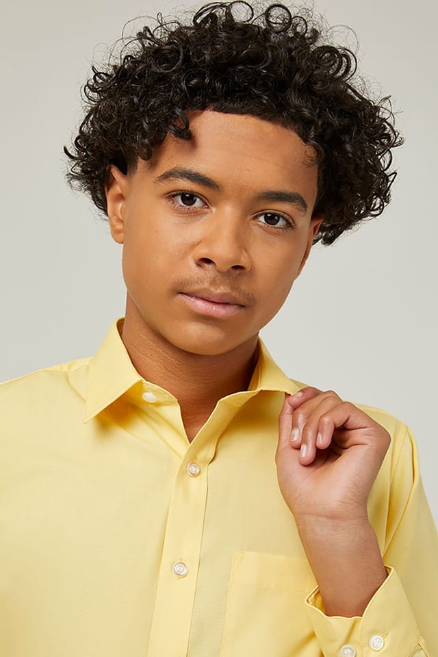 TRUTEX TRUTEX Men's 2 Pack Long Sleeve Non-Iron Boys' School Shirts in Gold - 3