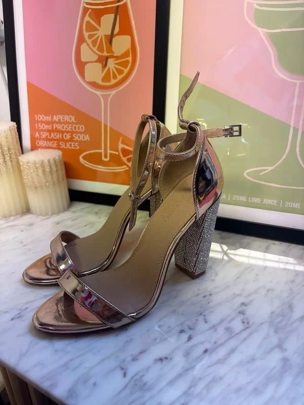ASOS ASOS shoes rose gold heels