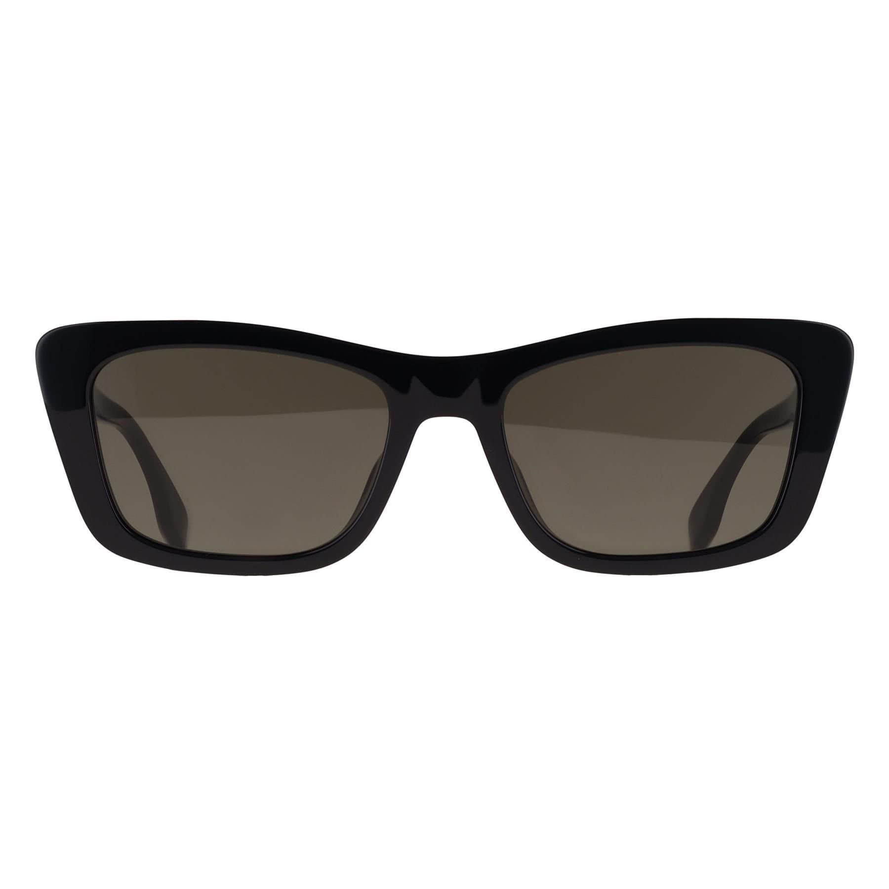 Fendi Fendi Women's Rectangle Shiny Black Green FE40185I Lettering