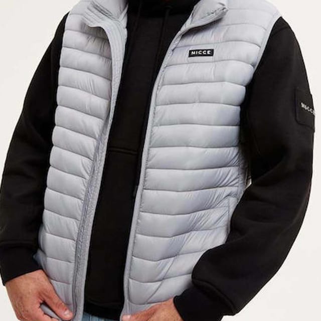 Nicce Nicce Men's Maidan Stone Grey Gilet - 2