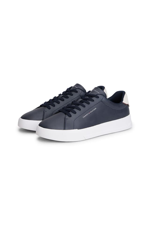 Tommy Hilfiger Tommy Hilfiger Men's Th Court Lth Detail Ess in White - 3