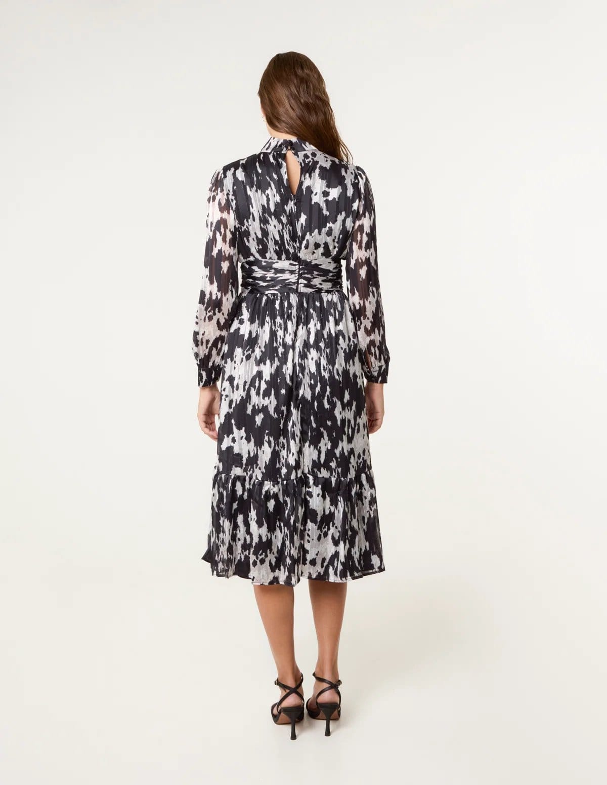 Blue Vanilla High Neck Midi Dress - 4