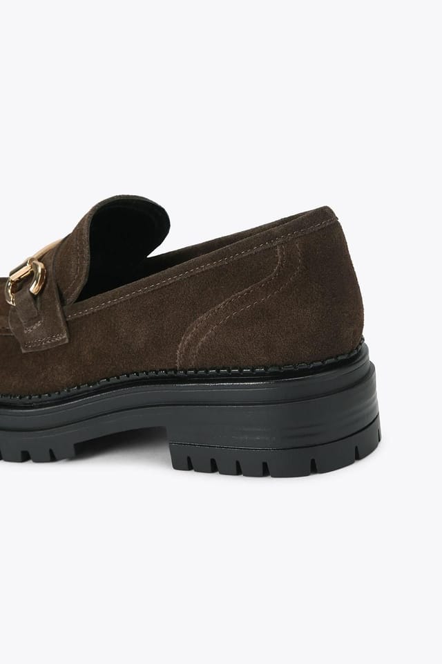 KG Kurt Geiger KG Kurt Geiger Women's 'Tasha Loafer2' Suede Flats in Brown - 3