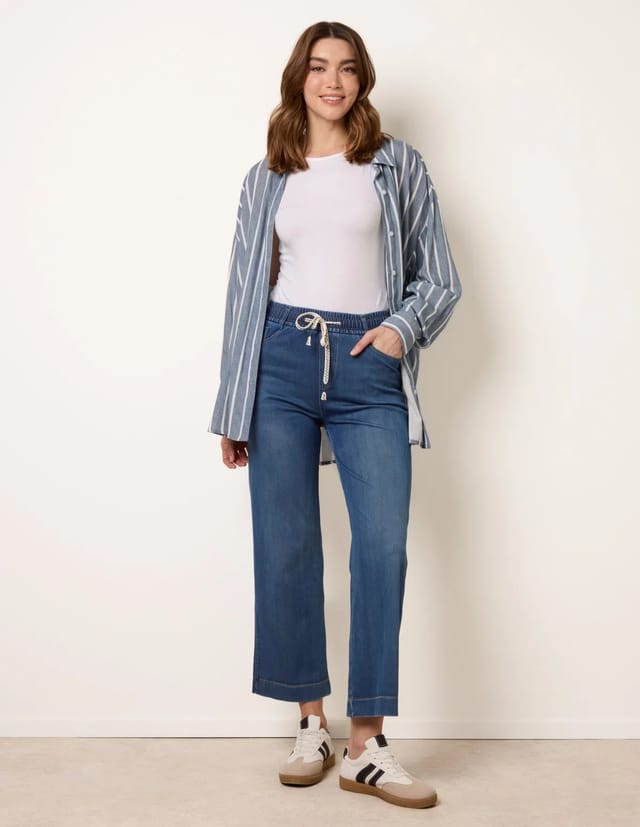 Blue Vanilla Elasticated Waist Jeans - 2
