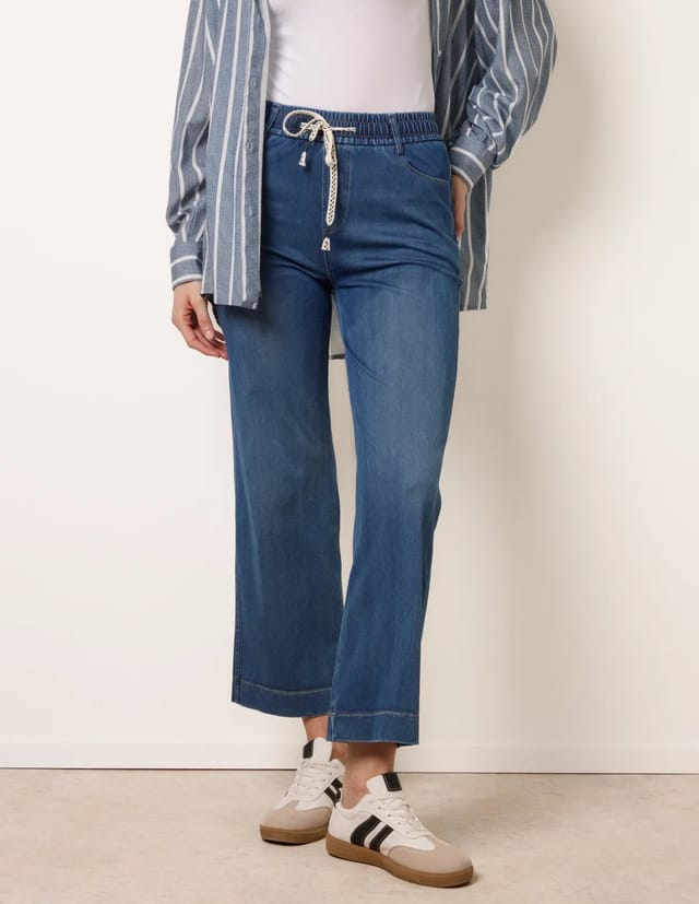 Blue Vanilla Elasticated Waist Jeans - 3