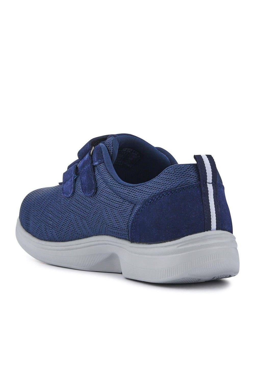 Easyfit Easyfit Women's Extra-Wide Touch-Fasten Monk Shoes in Navy - 3