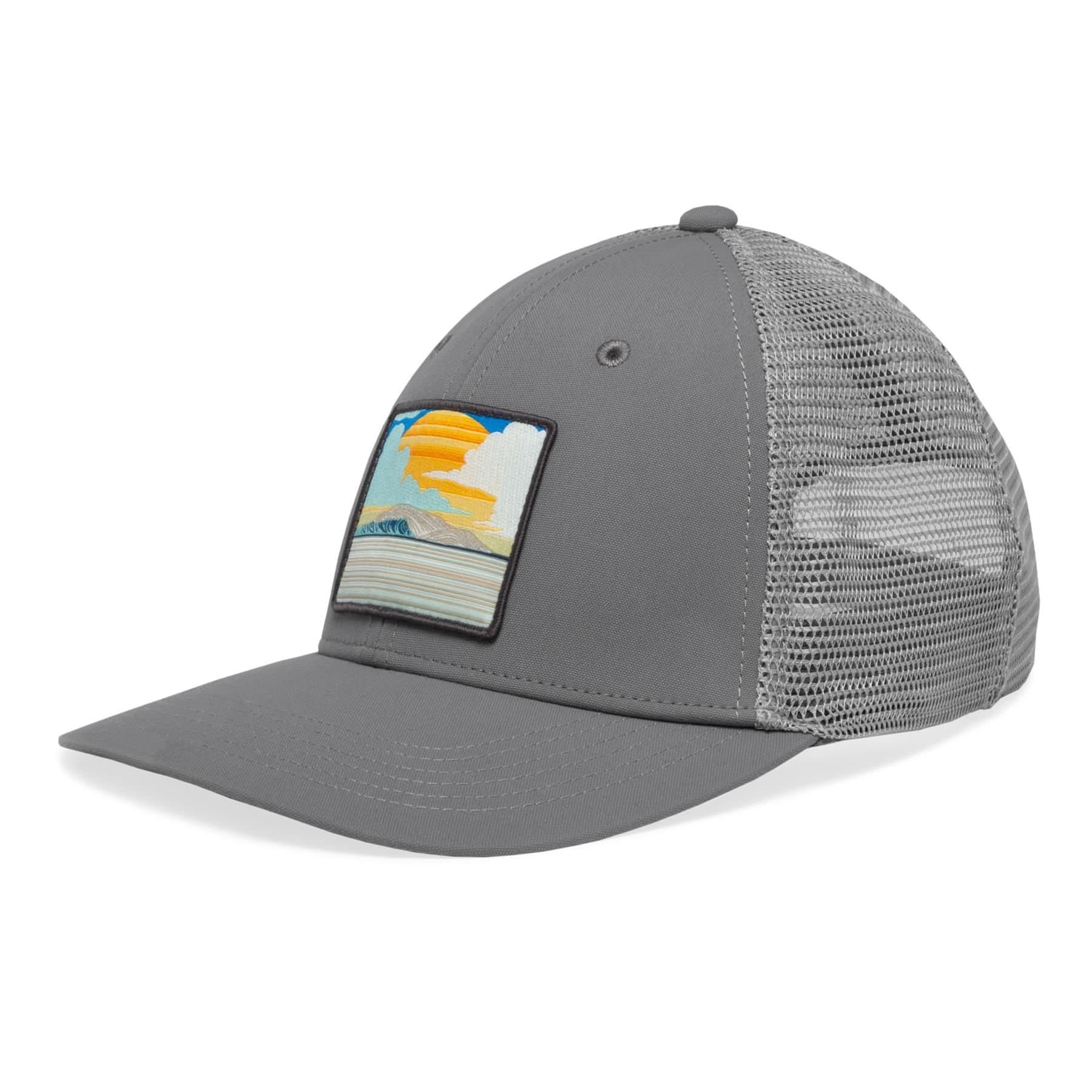 Sunday Afternoons Sunday Afternoons Men's 'Artist Series' Limited Edition Patch Trucker in Light Grey