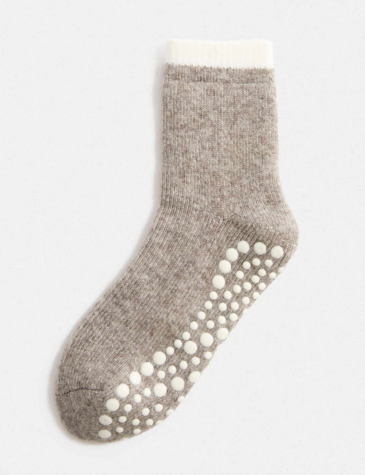 Marks & Spencer M&S Slipper Socks Natural Mix