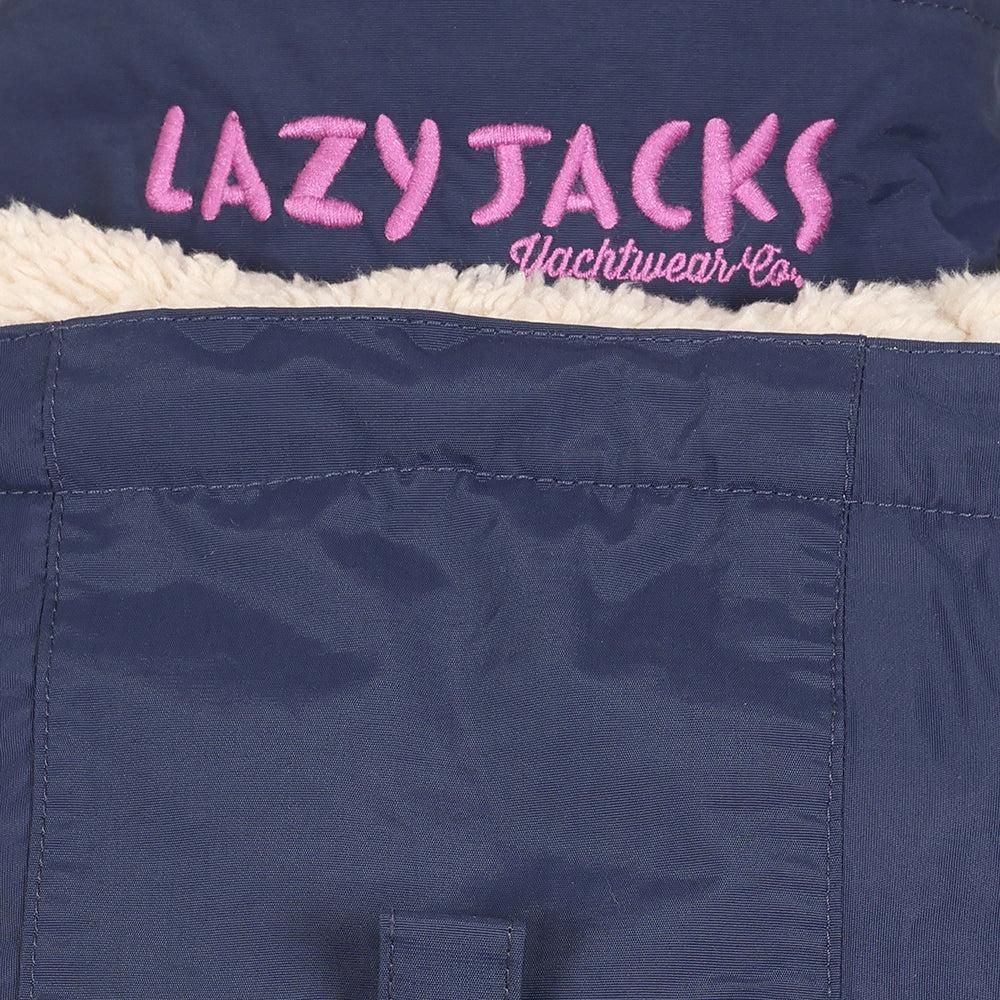 Lazy Jacks Lazy Jacks Women's Long Length Waterproof Jacket in Dark Blue - 4