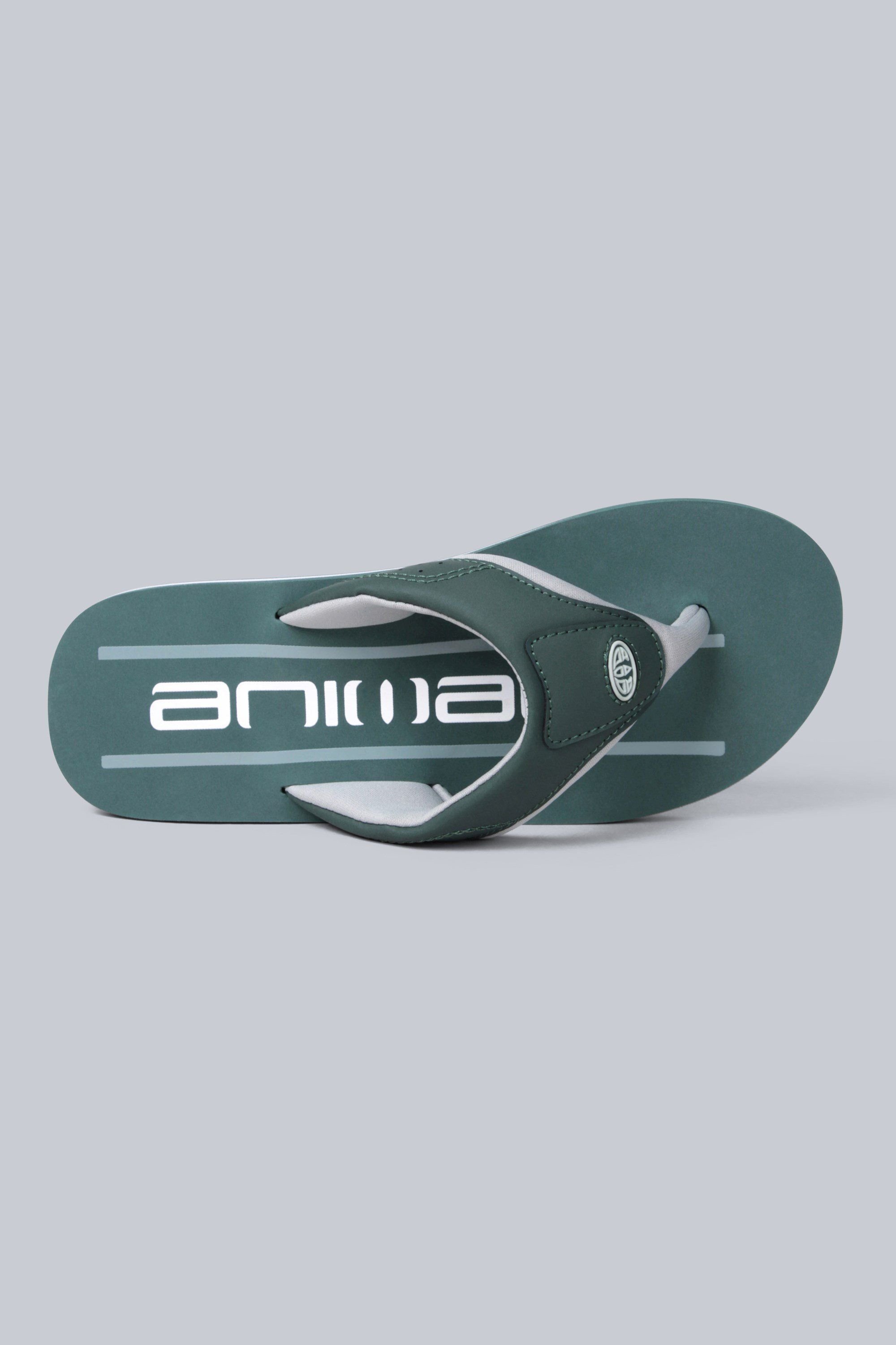 Animal Animal Men's 'Jekyl' Soft Padded Lightweight Casual Slip On Pool Beach Flip-Flops in Khaki - 2