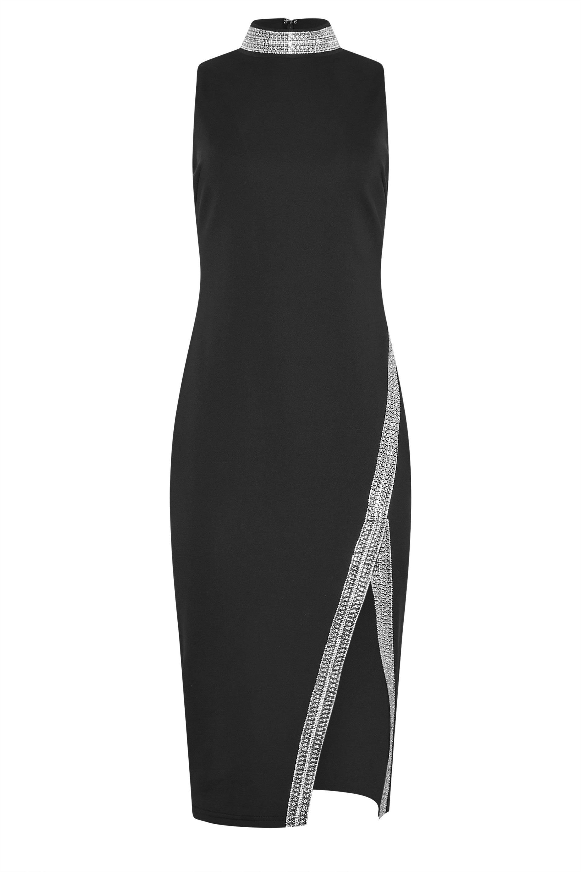 Star By Julien Macdonald Star by Julien Macdonald Women's Diamante Trim Bodycon Dress in Black - 2