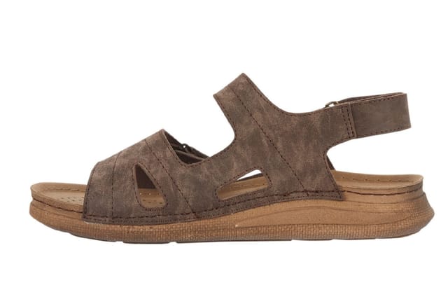 Urban Jacks Urban Jacks Men's Men's Comfort Walking Brown Sandals with Adjustable Cushioned Sole - 2
