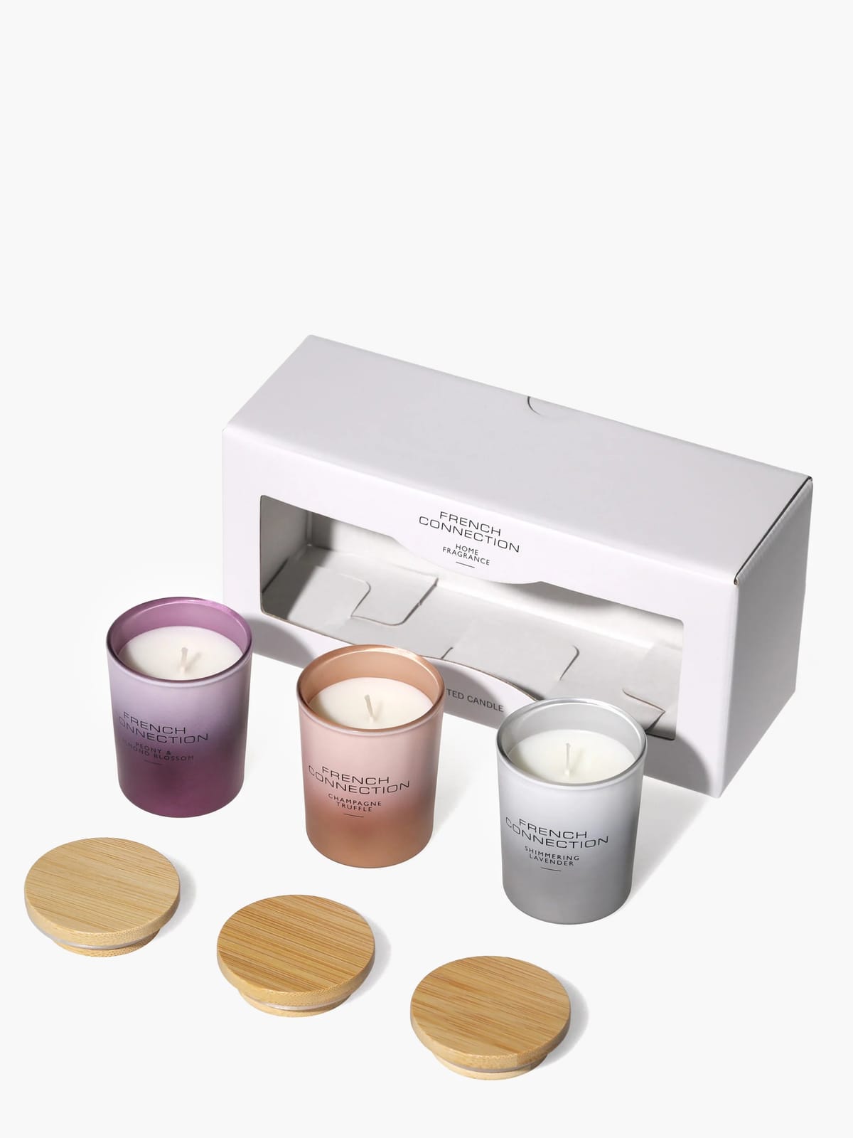 French Connection Couture Candles (Set of 3) Ombre Scents - 1