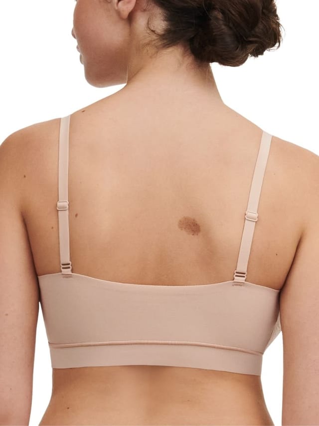 Chantelle Chantelle Women's SoftStretch Removable Pads Bralette in Nude - 2