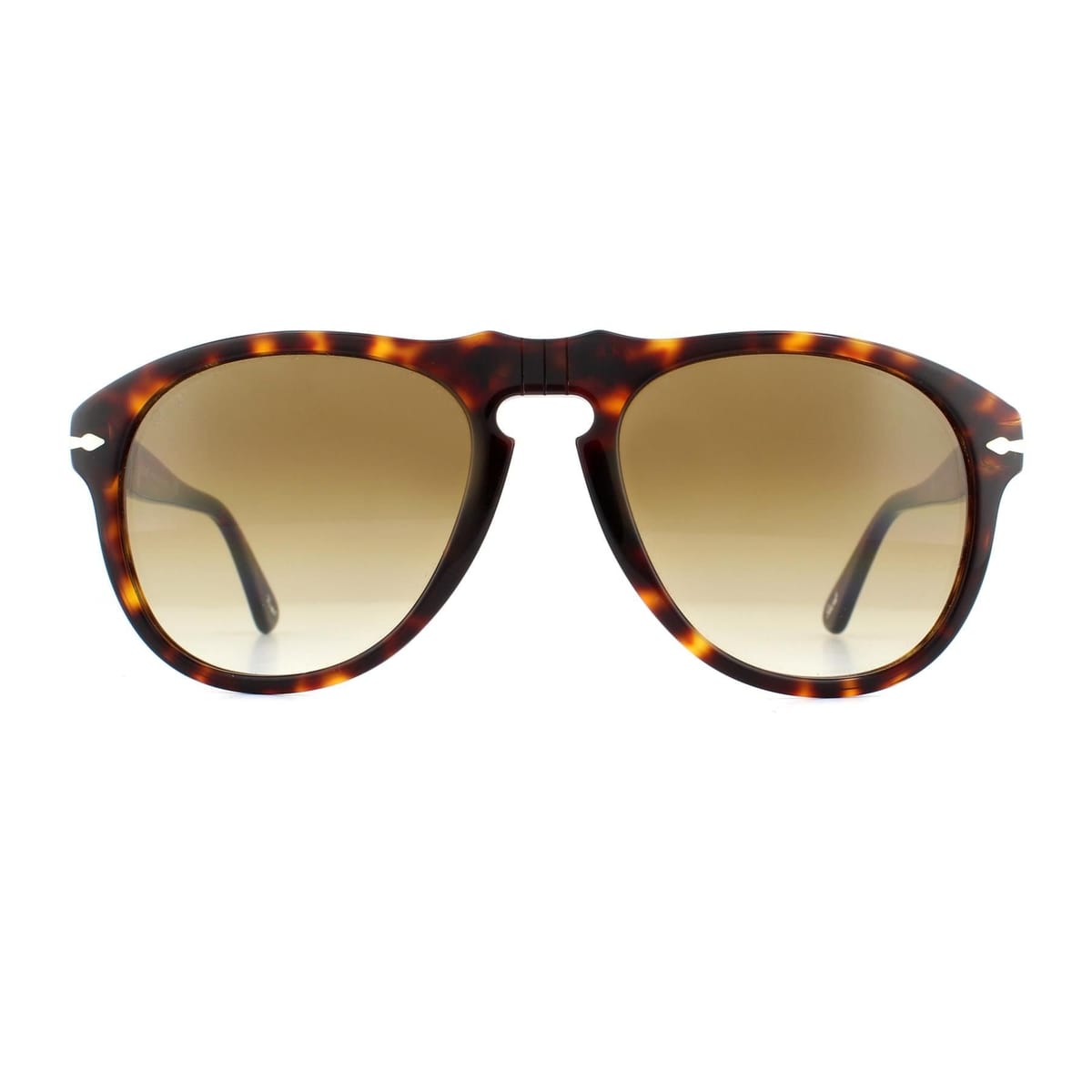 Persol Persol Men's Aviator Havana Brown Gradient Sunglasses - 1