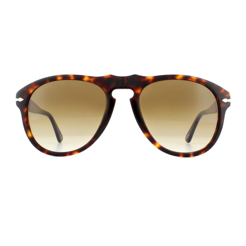 Persol Persol Men's Aviator Havana Brown Gradient Sunglasses - 1