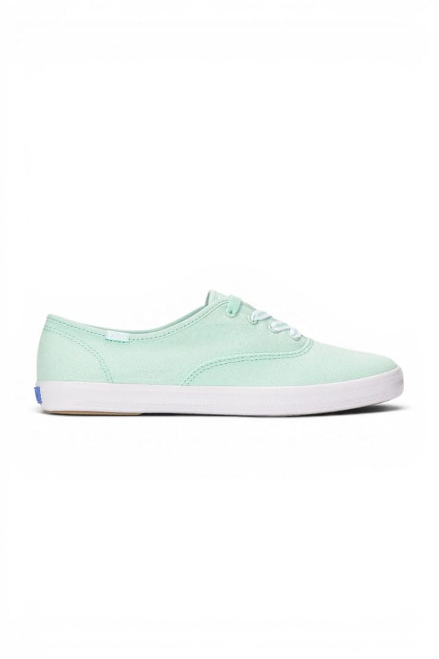 keds Keds Women's Champion Originals Canvas Lace-Up in Turquoise - 2