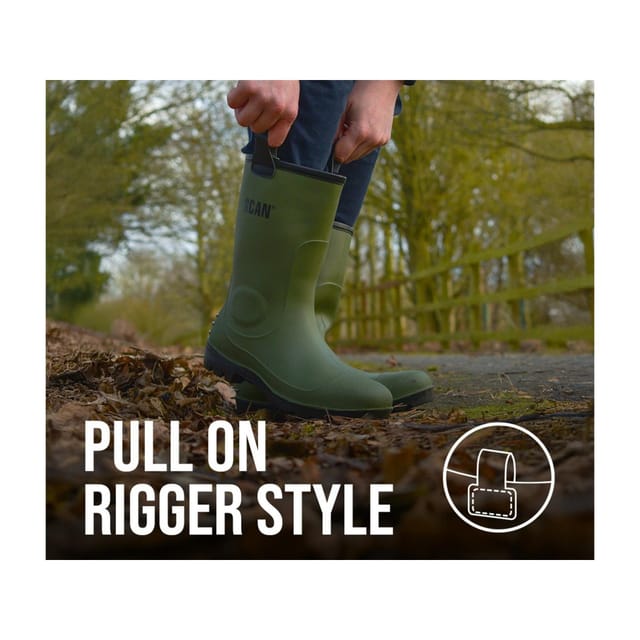 Scan Scan Men's Fleece Lined Wellingtons - 3
