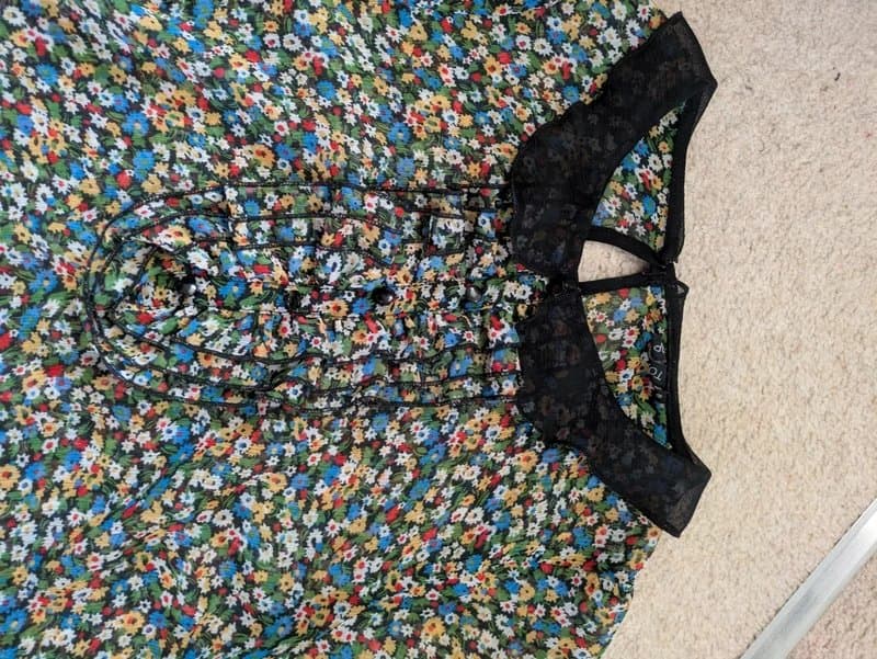 Topshop Chiffon blouse top size 8