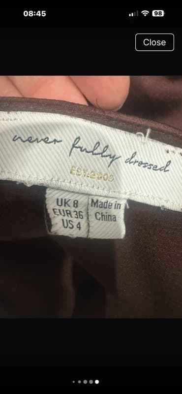 Never Fully Dressed Never fully dressed dress