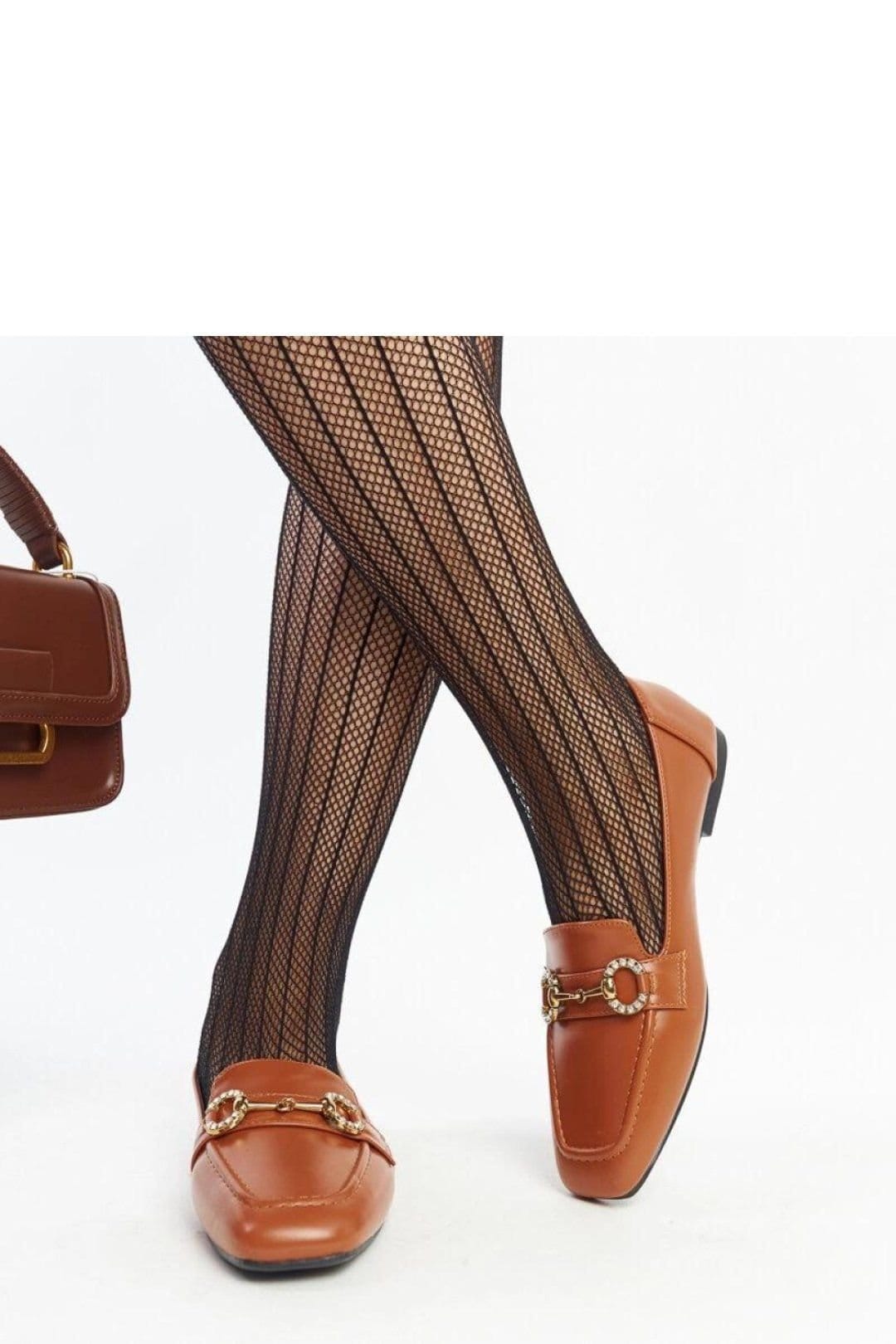 Love Lace Love Lace Women's Elegant Brown Buckle Loafers with Rhinestone Square Toe for Summer - 4