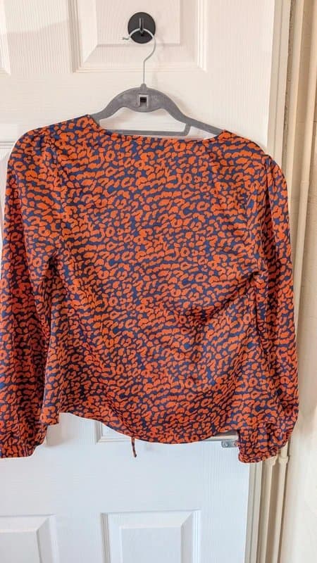 Never Fully Dressed Never Fully Dressed Silk Blouse Size M