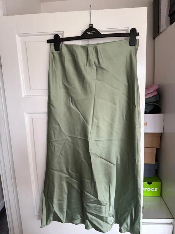 New Look New Look Satin Bias Cut Skirt