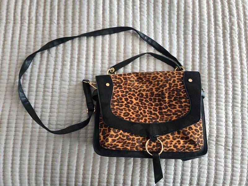 New Look Leopard print bag