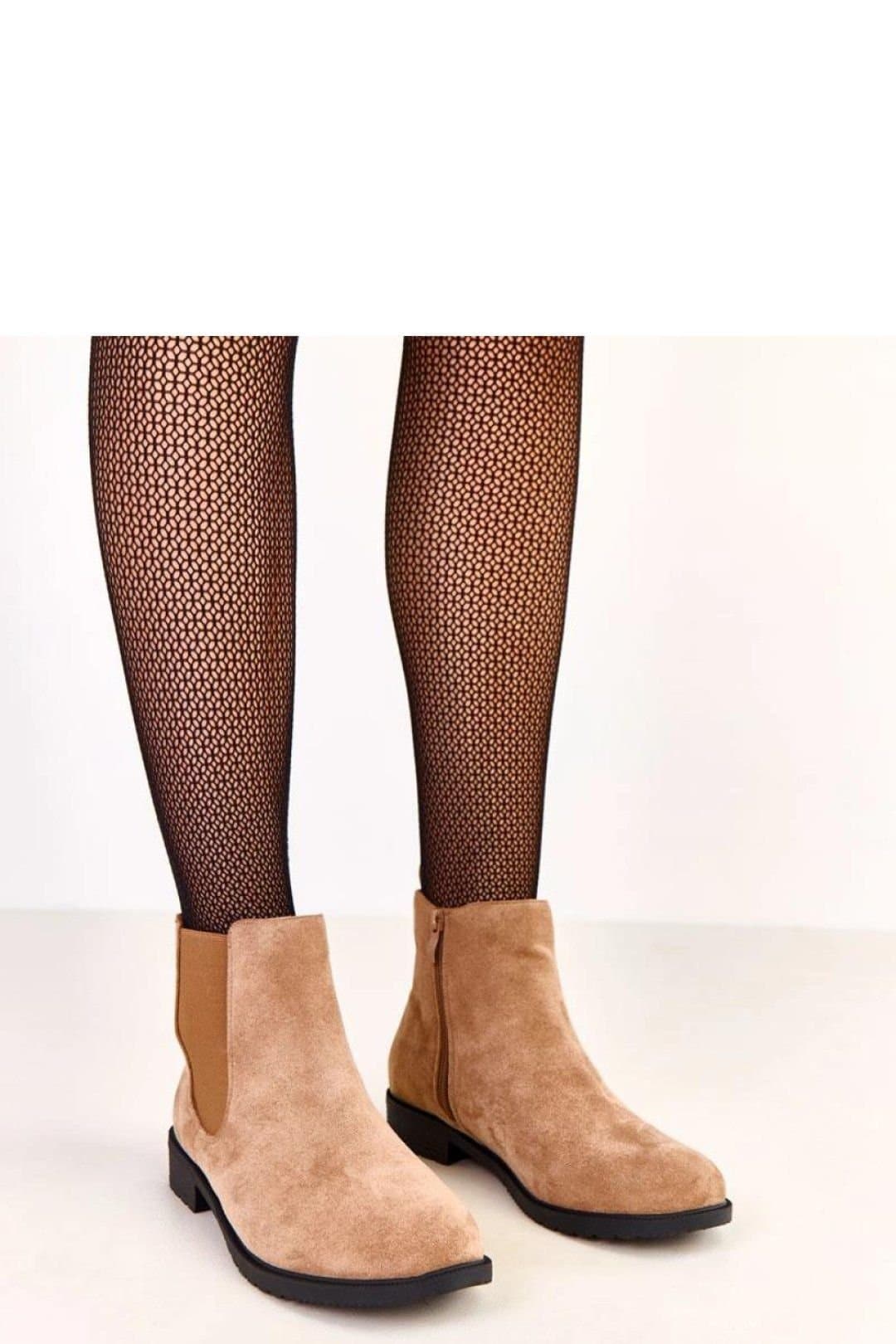 Love Lace Love Lace Brown Suede-Like Ankle Boots