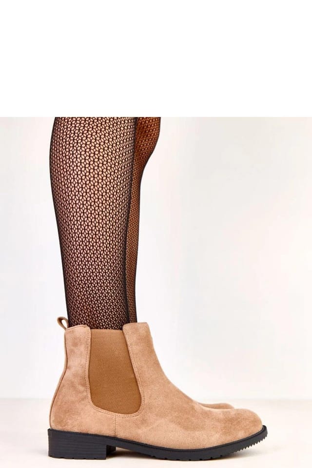 Love Lace Love Lace Women's Ankle Boots Soft Suede Like Comfort Insulated Zipper in Brown - 2