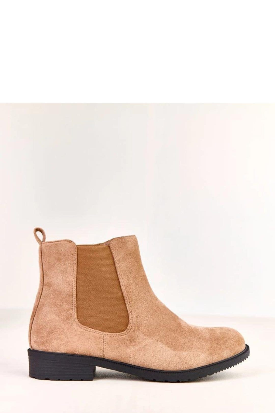 Love Lace Love Lace Women's Ankle Boots Soft Suede Like Comfort Insulated Zipper in Brown - 4