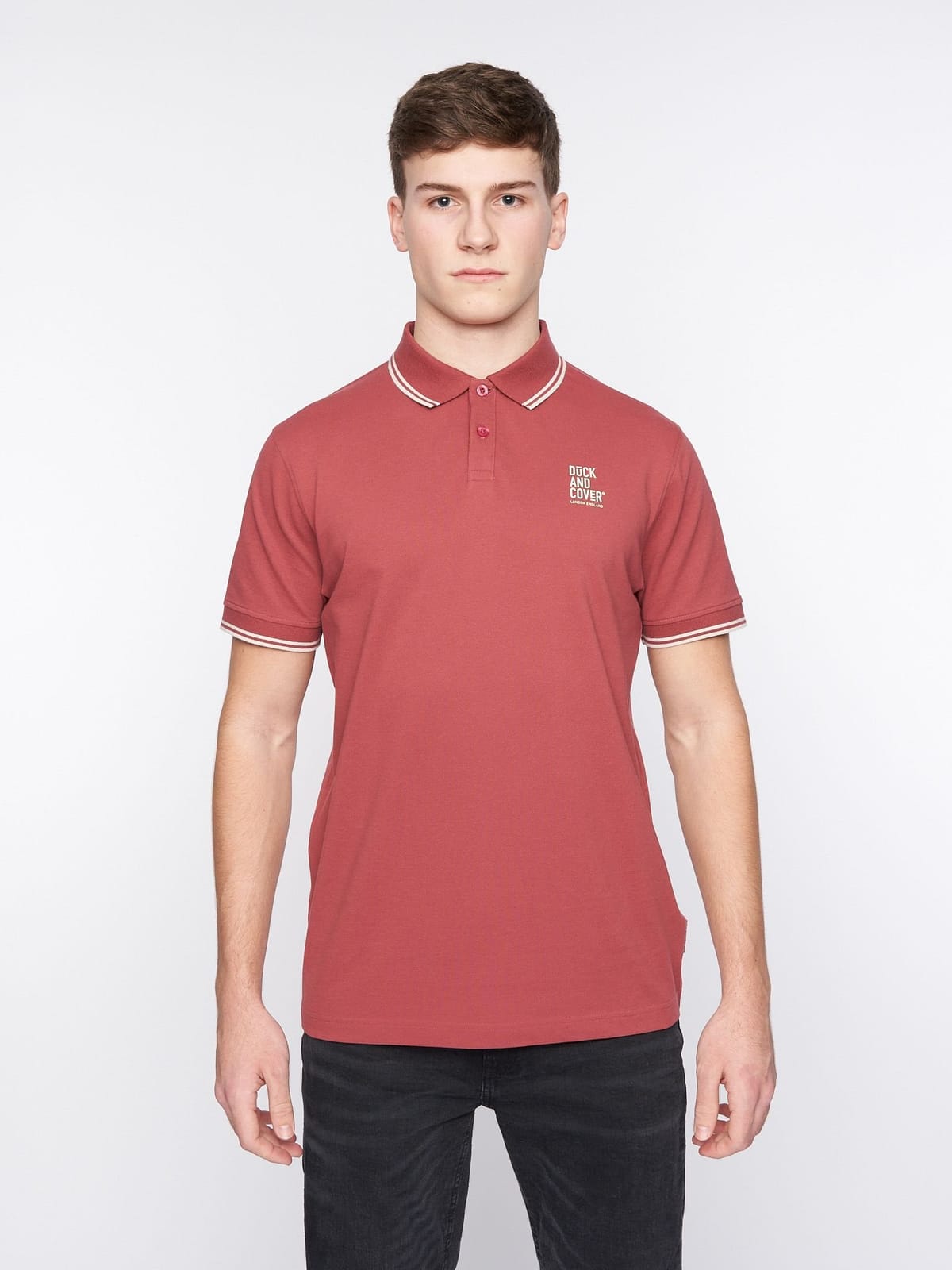 Duck&Cover Duck&Cover Men's Sameer Polo in Red - 1