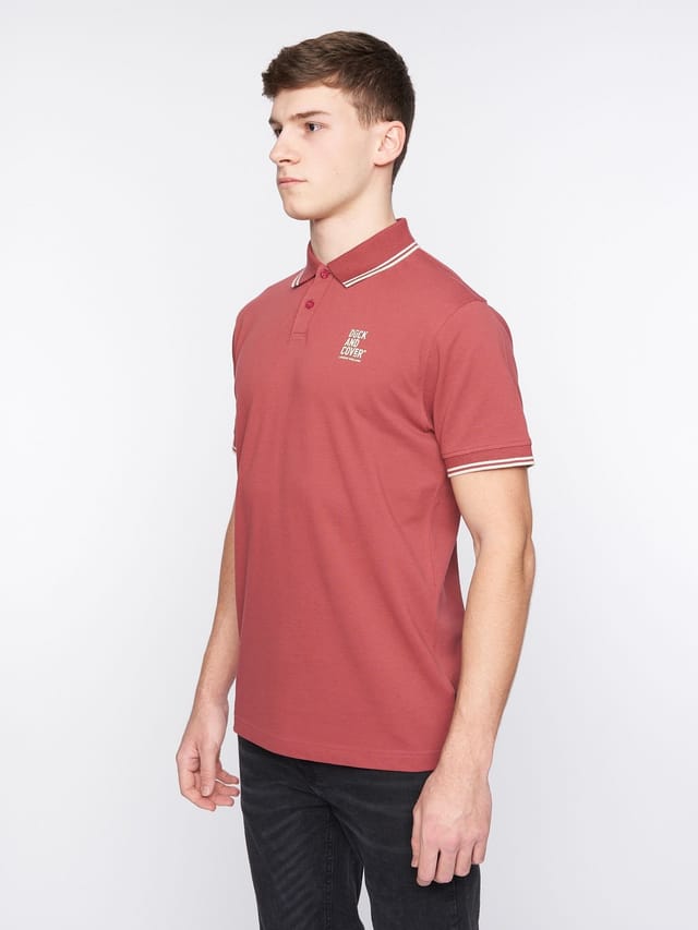 Duck&Cover Duck&Cover Men's Sameer Polo in Red - 2