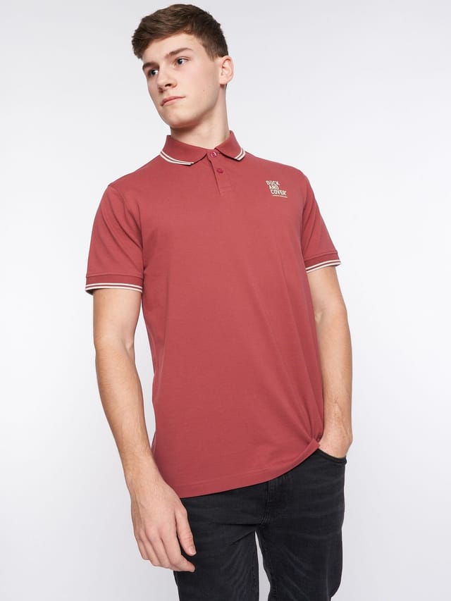 Duck&Cover Duck&Cover Men's Sameer Polo in Red - 3